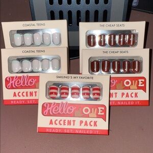 Accent Pack - 5 pack Nail Set